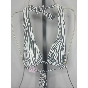 Wild Fable Zebra Print Bikini Top